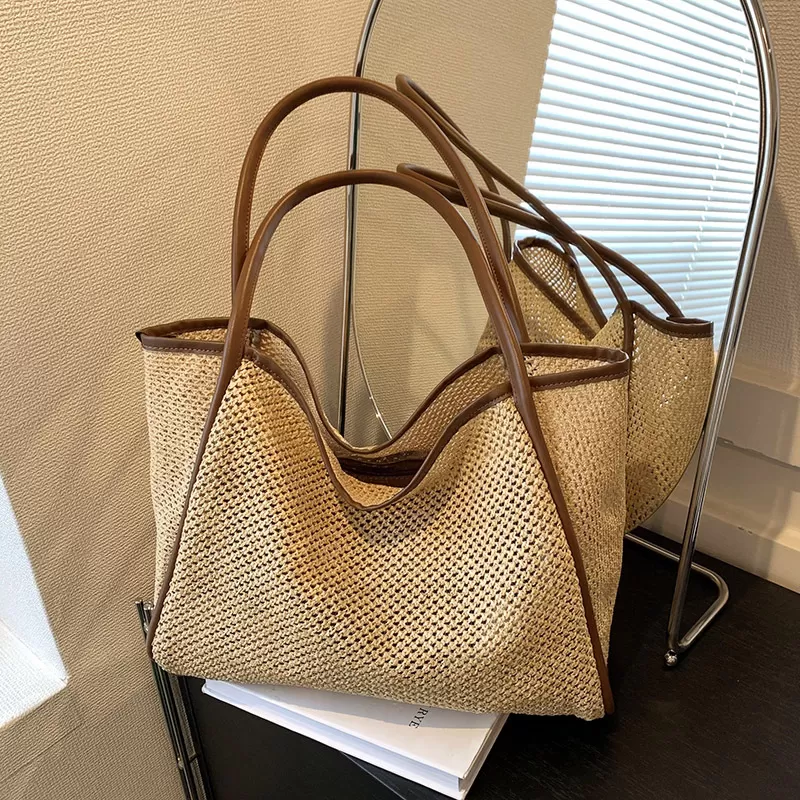 Large Woven Raffia Tote Bag | 