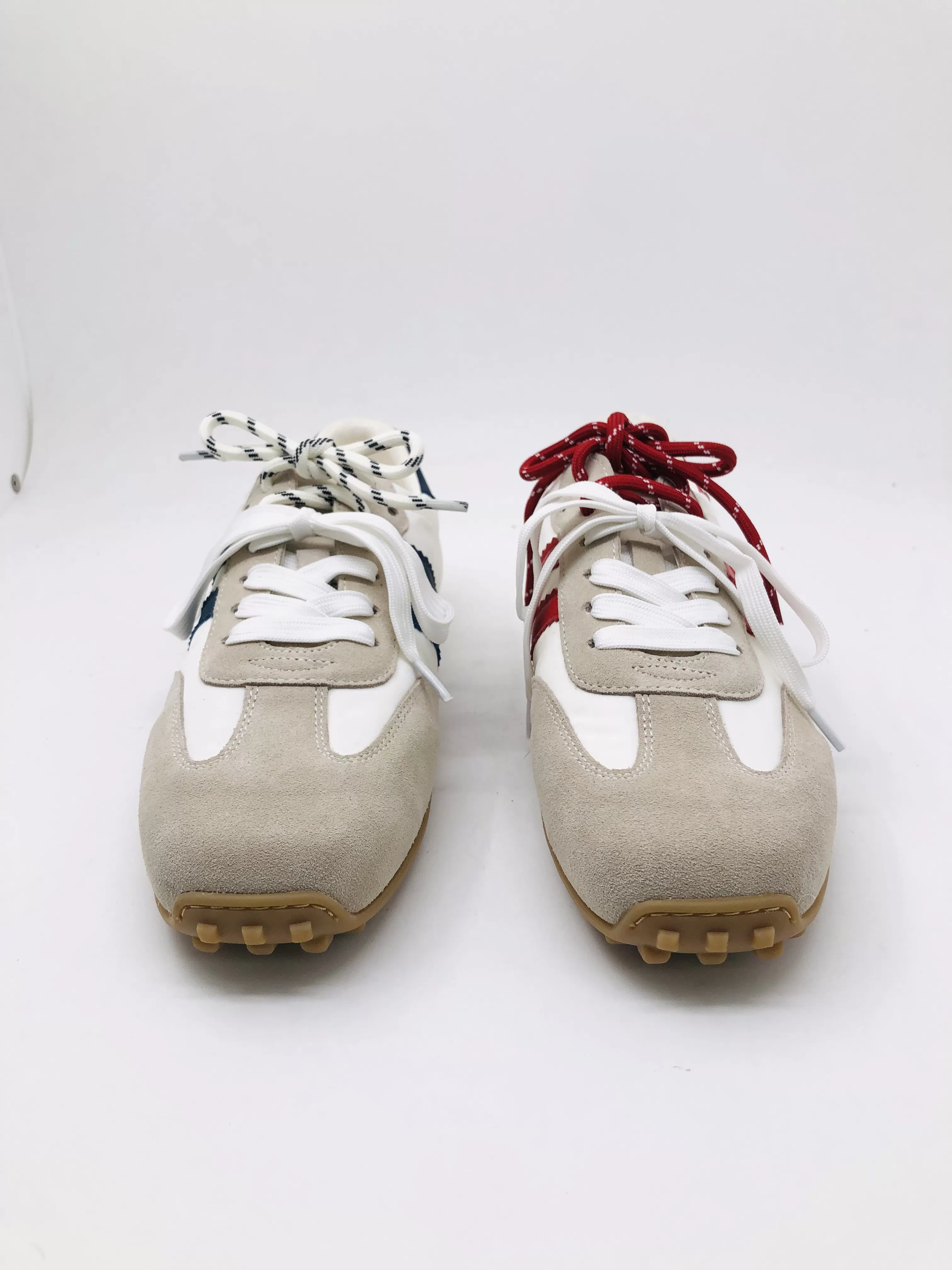 Two-tone Double Laces Retro Tr