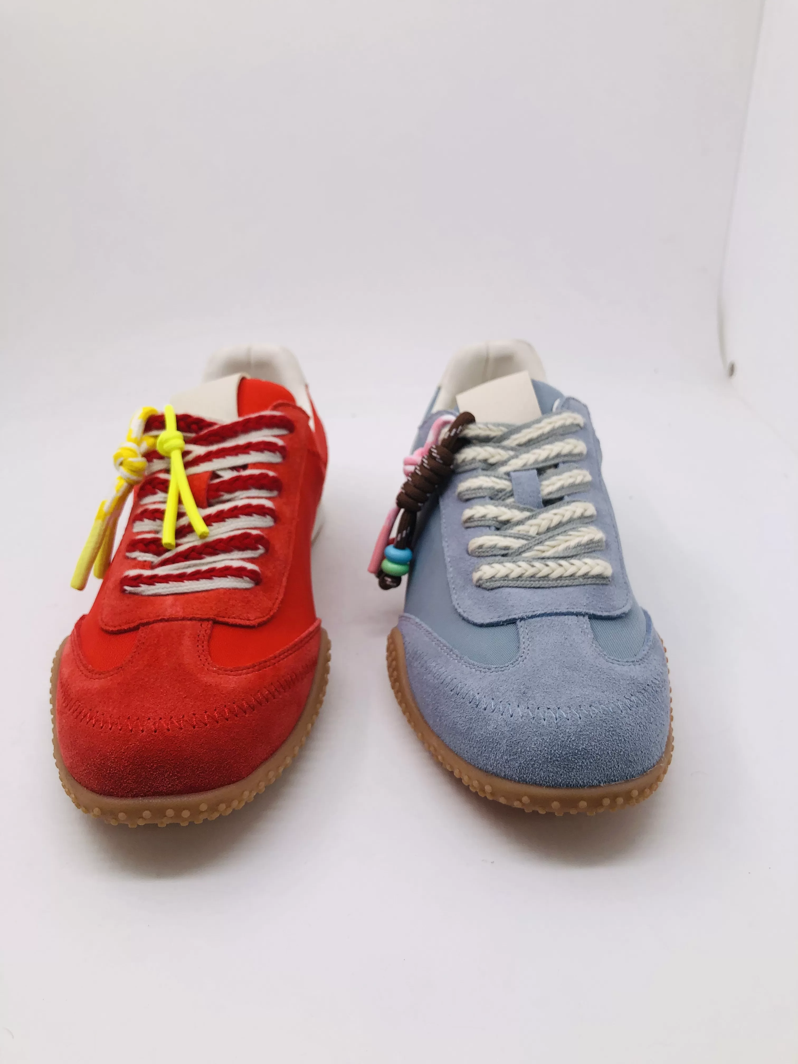 Mismatched Color Suede Retro G