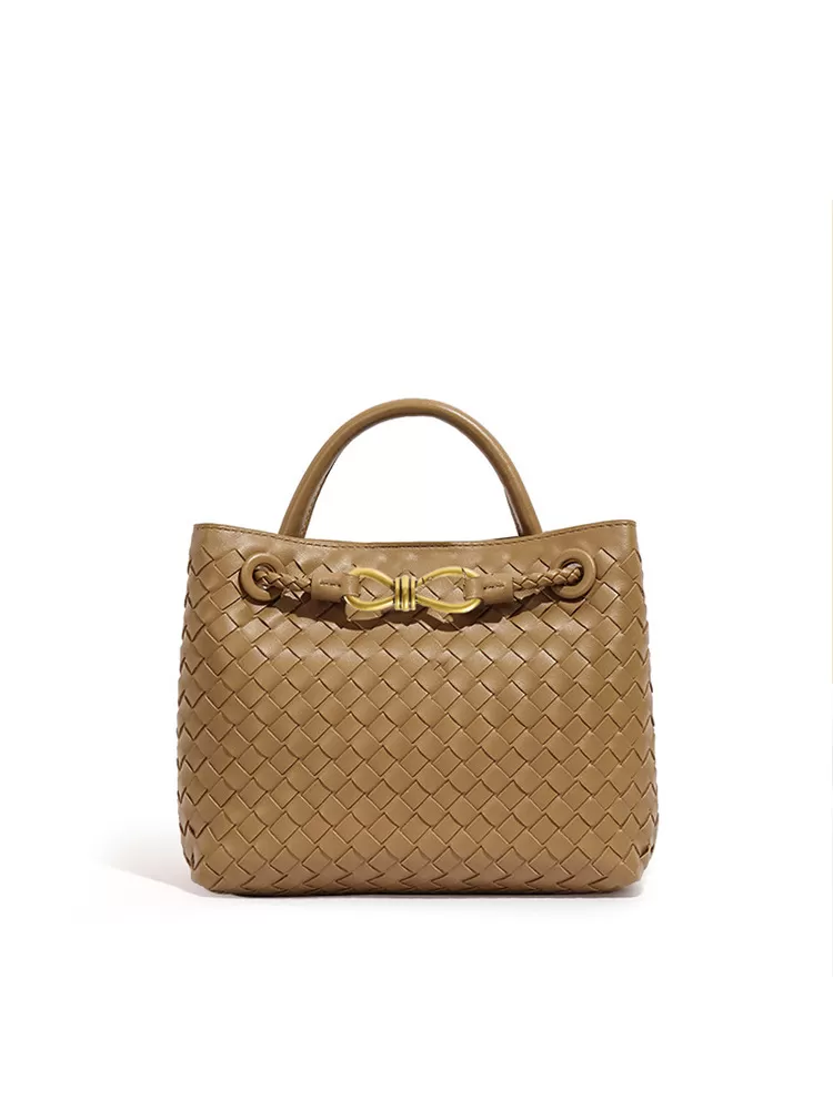 Women Vintage Woven Handbag Mu