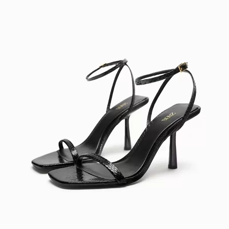 Women Metallic Snake Embossed 